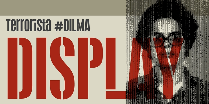 Terrorista Dilma Font preview